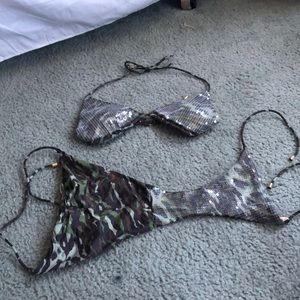 Victoria secret camo bikini